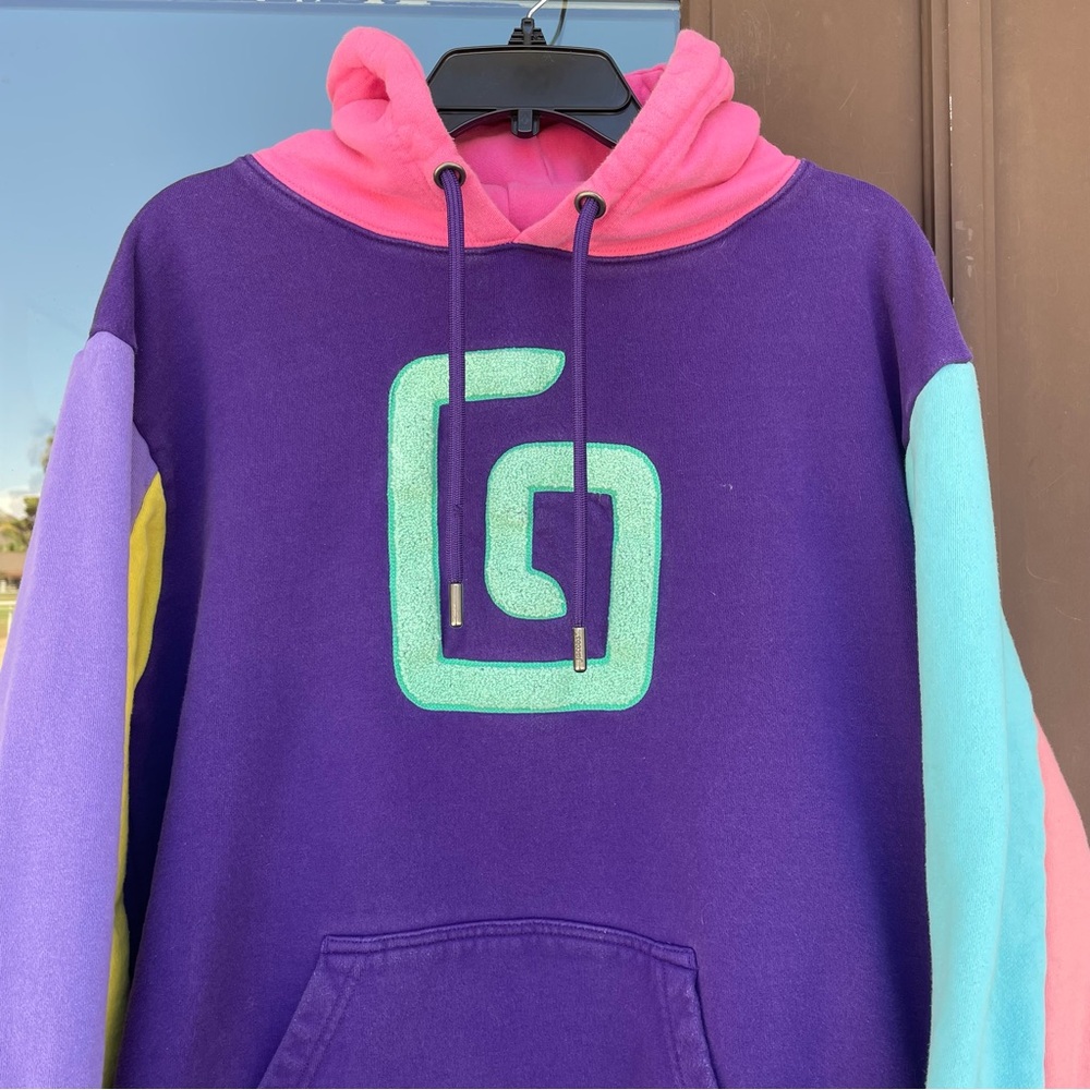 Karl Jacobs * Color Block Hoodie L